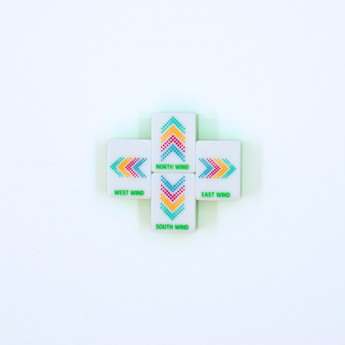 My Fair Mahjong Crystal Confetti Lemon-Lime Mahjong Set