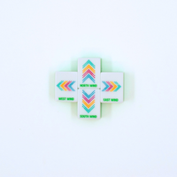 My Fair Mahjong Crystal Confetti Lemon-Lime Mahjong Set