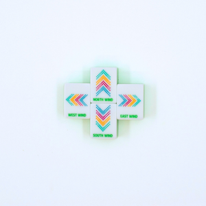 My Fair Mahjong Crystal Confetti Lemon-Lime Mahjong Set
