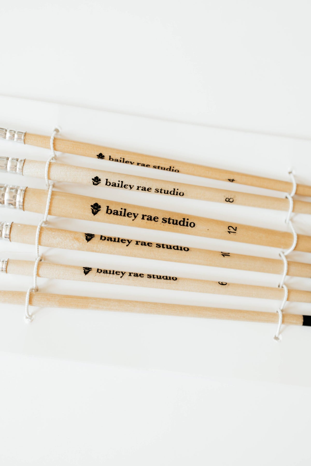 Bailey Rae Studio 6 Piece Round Tip Watercolor Brush Set