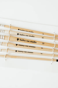 Bailey Rae Studio 6 Piece Round Tip Watercolor Brush Set