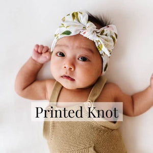 Baby Bling Printed Knot Headband-Multiple Colors!