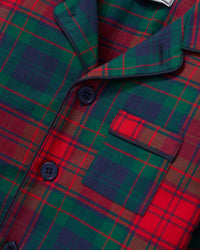 Petite Plume Women's Twill Pajama Set in St. James Tartan