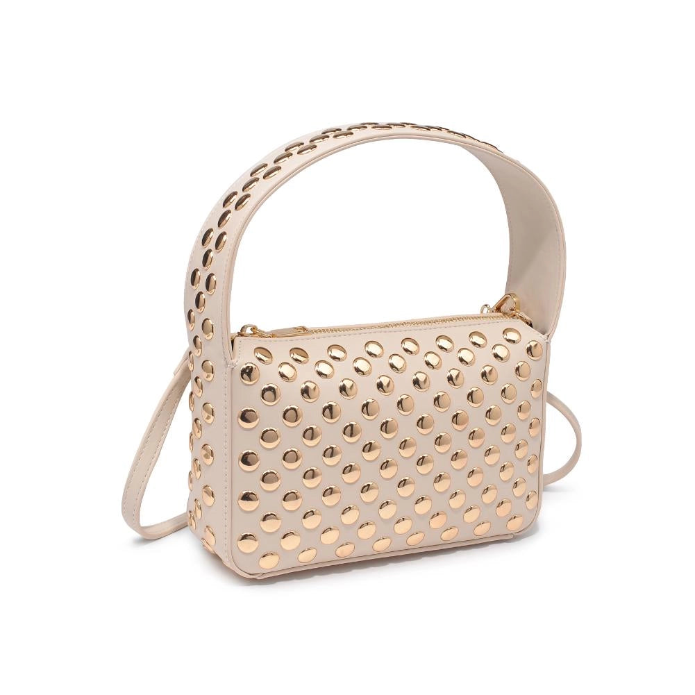 Moda Luxe Isabel Studded Crossbody in Oatmilk