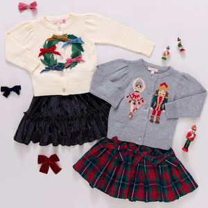 Pink Chicken Constance Sweater in Holiday Wreath