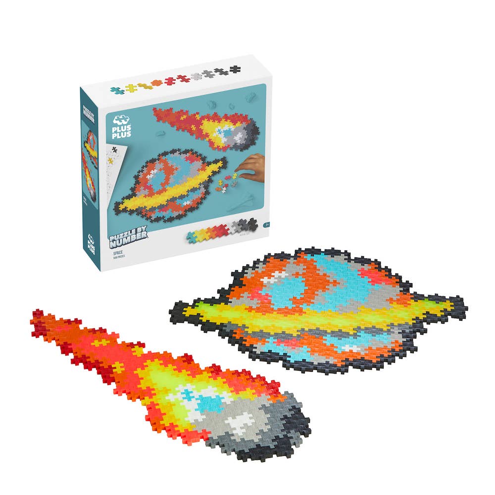 Plus-Plus 500 Pc Puzzle By Number in Space