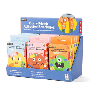 Kikkerland Kidoki OuchyFriend Adhesive Bandage