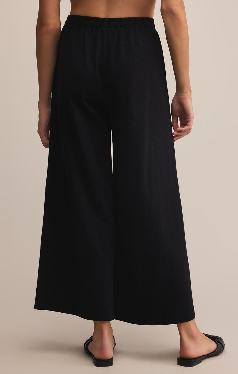Z Supply Scout Jersey Flare Pant in Black