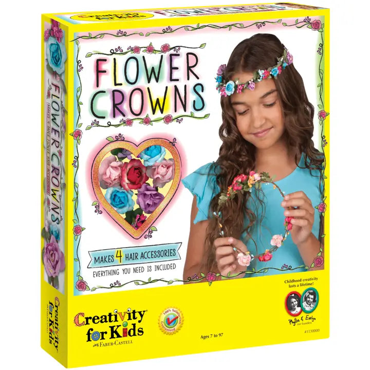 Faber-Castell Create Your Own Flower Crowns Craft Kit
