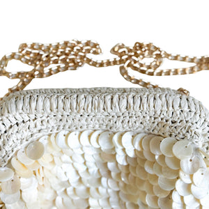Gaby & Grace  Maui Seashell Beaded Handbag