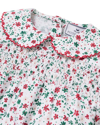 Petite Plume Baby Twill Sabine Romper in Winter Garden