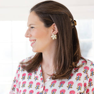 Beth Ladd Collections - Pearl Flower Studs
