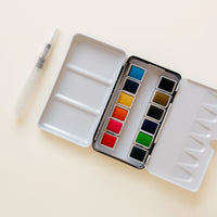Bailey Rae Studio 12 Color Mini-Travel Watercolor Paint Palette