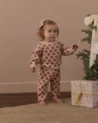 Rylee + Cru Shiloh Sweater in Poinsettia
