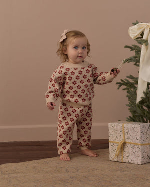 Rylee + Cru Shiloh Sweater in Poinsettia