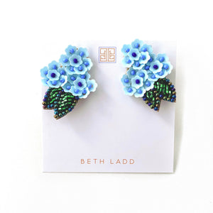 Beth Ladd Collections - Blue Hydrangea Earrings