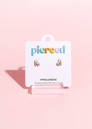 Pierced Co Roller Skate Earrings