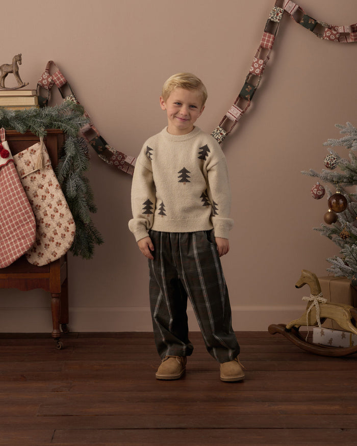 Rylee + Cru Palmer Pant in Holiday Plaid