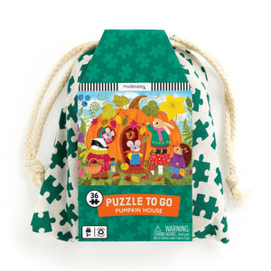 Chronicle Books Pumpkin House 36 - Piece Puzzle to Go
