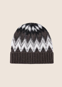 Favorite Daughter The Fairisle Beanie in Ganache