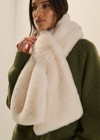 Favorite Daughter The Cozy Loop Scarf in Ivory