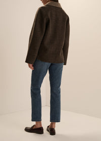 Favorite Daughter The Cameron Coat in Ganache Houndstooth