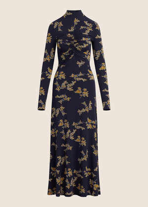 Favorite Daughter Lucia Dress in Navy Vine Floral