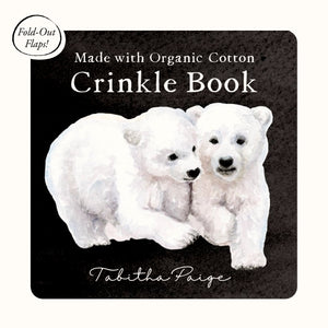 Organic Tummy Time Crinkle Book for Baby By Tabitha Paige