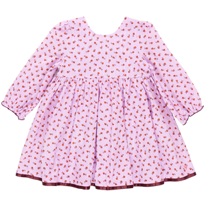 Pink Chicken Amma Dress in Lavender Tiny Roses