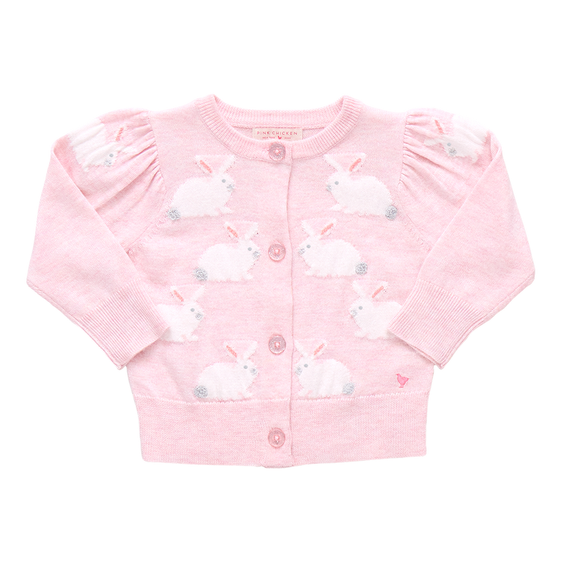 Pink Chicken Baby Constance Sweater in Bunny