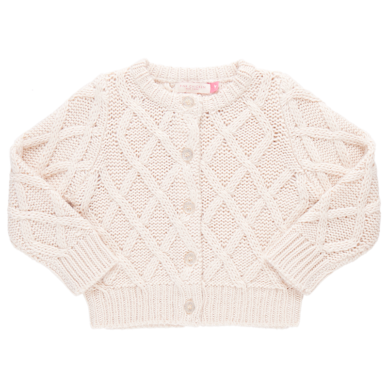 Pink Chicken Katrina Sweater in Cream