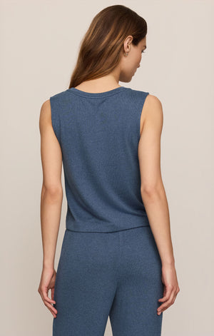 Z Supply Sloane Soft Knit Tank in True Navy