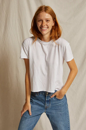 perfectwhitetee Harley Boxy Tee in White