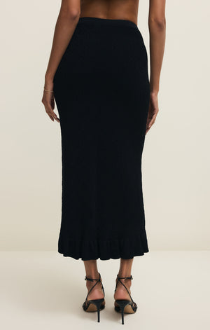 Z Supply Ramona Sweater Skirt in Black