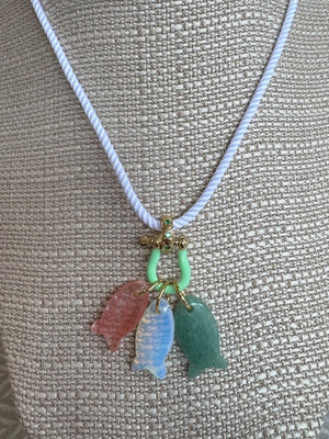 Assorted - Forever Blythe Three Little Fishes Necklace