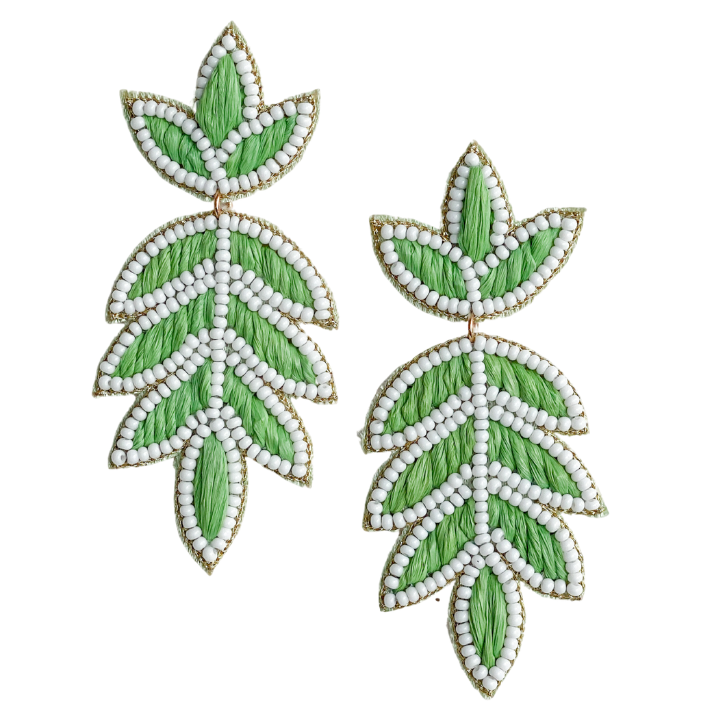Lilly Raffia Earrings - Multiple Colors!