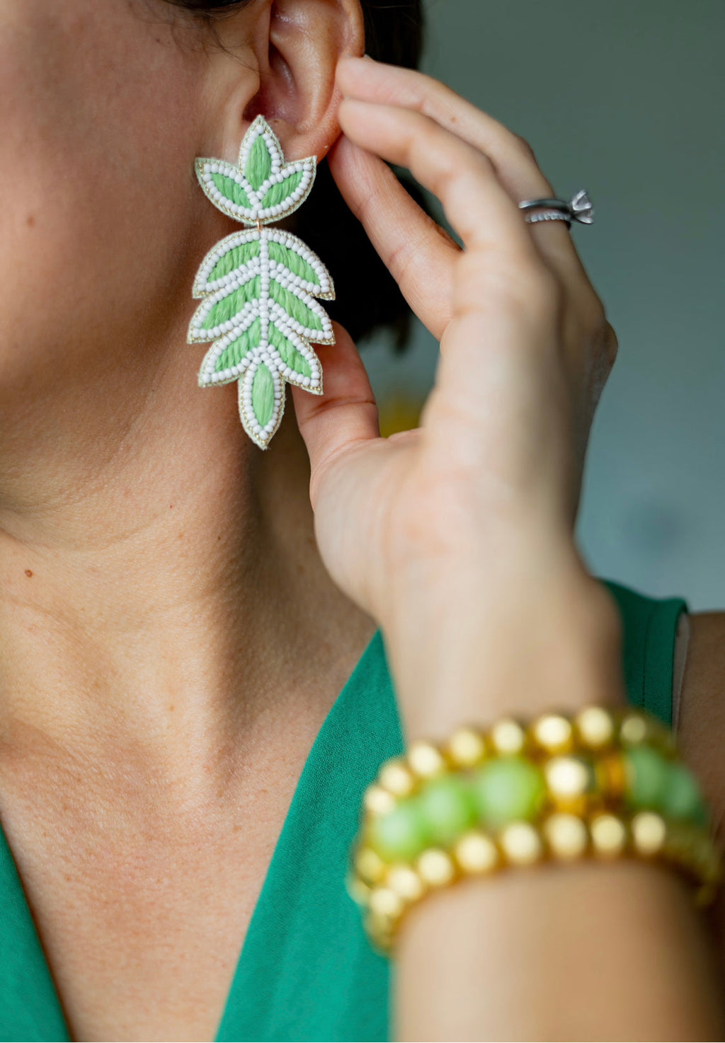 Lilly Raffia Earrings - Multiple Colors!