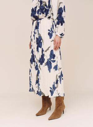 B3731-L17-300 - PLEATED MAXI SKIRT