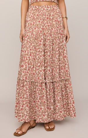 Z Supply Mora Maxi Skirt in Sandshell