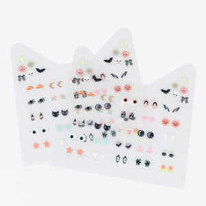 Meri Meri Halloween Stick On Earrings