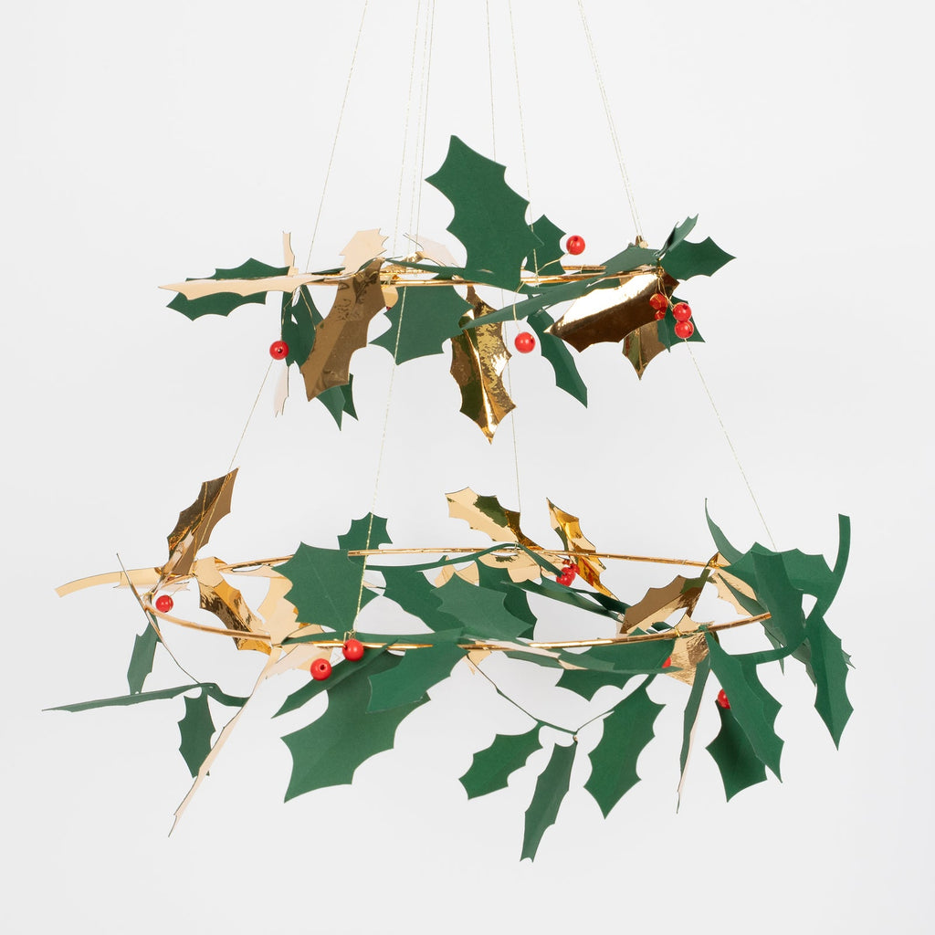 Meri Meri Holly Chandelier