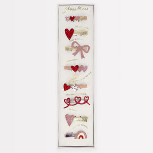Meri Meri Valentine's Heart Clips