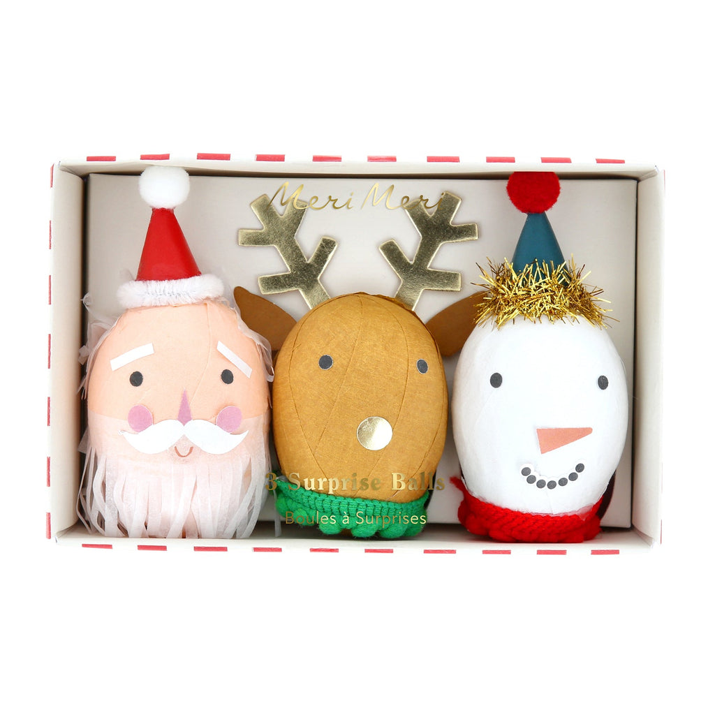 Meri Meri Christmas Character Surprise Balls