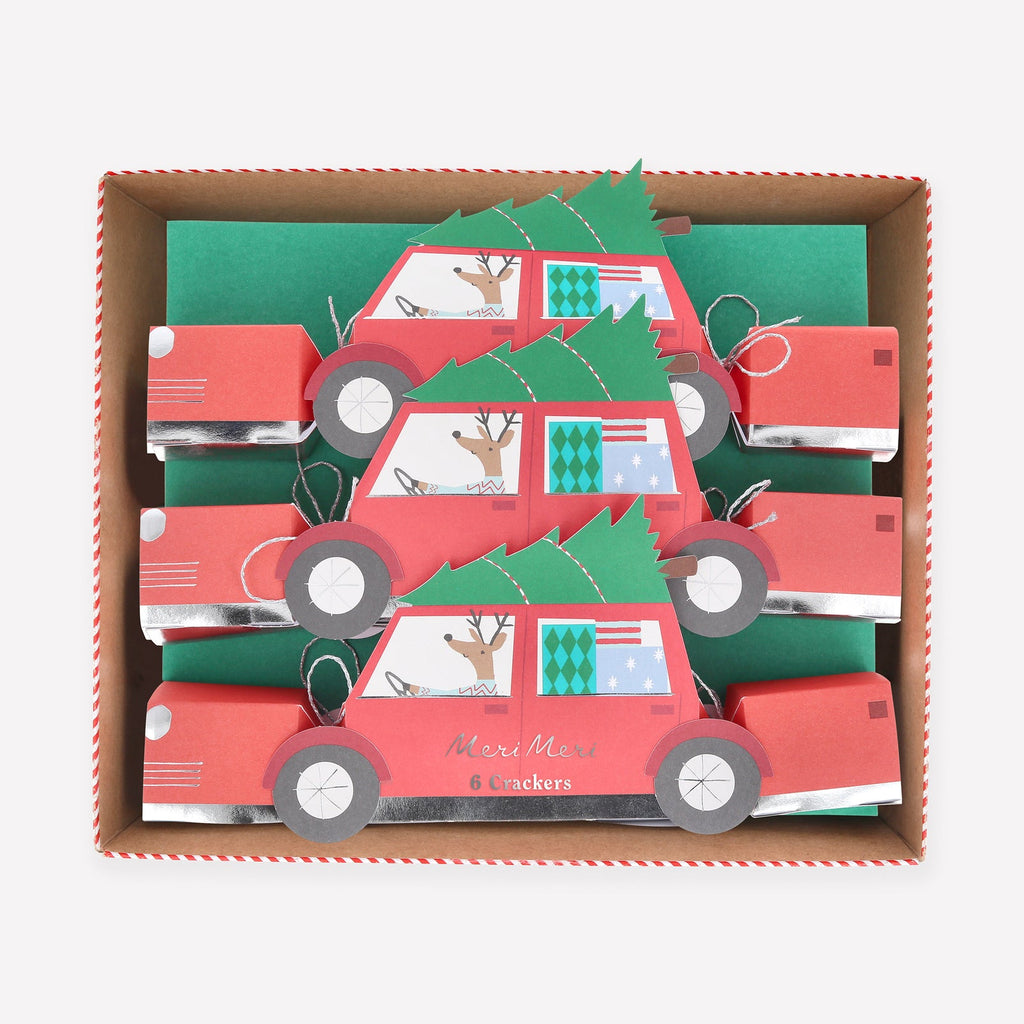 Meri Meri Reindeer in Car Crackers