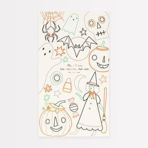 Meri Meri Halloween Coloring Tablecloth
