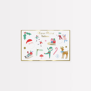 Meri Meri Christmas Temporary Tattoos-Multiple Styles
