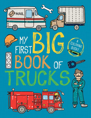 My First Big Book of Trucks Coloring Book