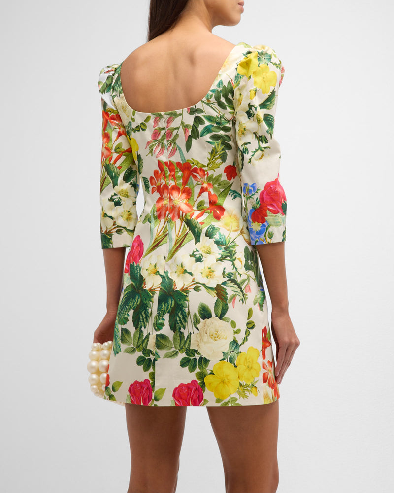 Cara Cara Belinda Dress in Egret Kingston Floral