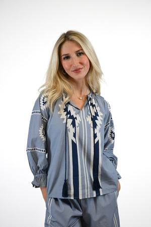 Daisy Blouse | Harbor Diamond
