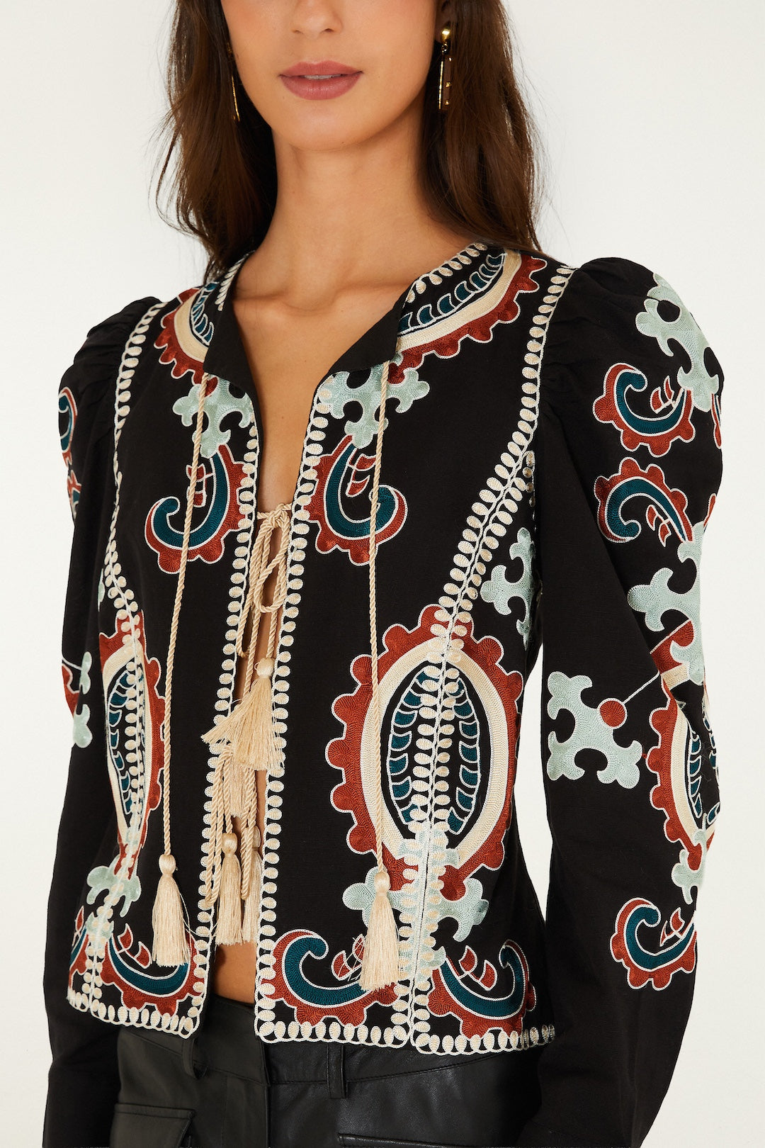 FANTASY MULTICOLOR LONG SLEEVE TOP